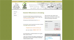 Desktop Screenshot of hotel-am-markt-arnsberg.de